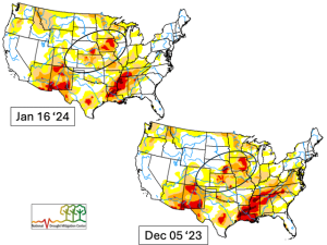 Dry Western Corn Belt Sees Limited Benefit from El Nino Winter Precipitation