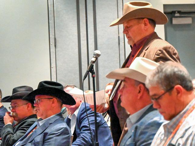 Michigan cattle producer Monte Bordner discussed the reasons why cattlemen in his state support electronic identification. (DTN/Progressive Farmer photo by Jennifer Carrico)