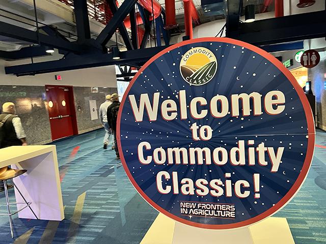 Commodity Classic opened Wednesday afternoon in downtown Houston. A downturn in the agricultural economy is being felt by farmers who are looking for some positive news to inject some life into commodity prices right now. (DTN photo by Chris Clayton)