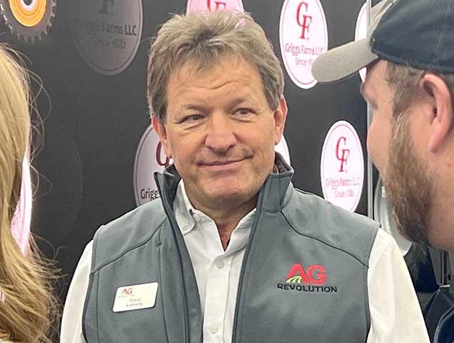 "We want to disrupt this industry," says Stacy Anthony, CEO of AgRevolution. "We want to revolutionize the way business is done, to bring services to the farm." (DTN photo by Dan Miller)