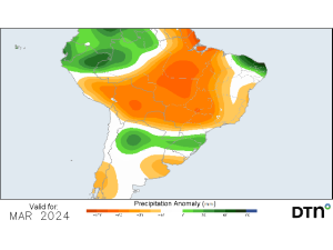 Drier-Than-Normal March Forecast a Long-Term Concern for Brazil’s Safrinha Corn