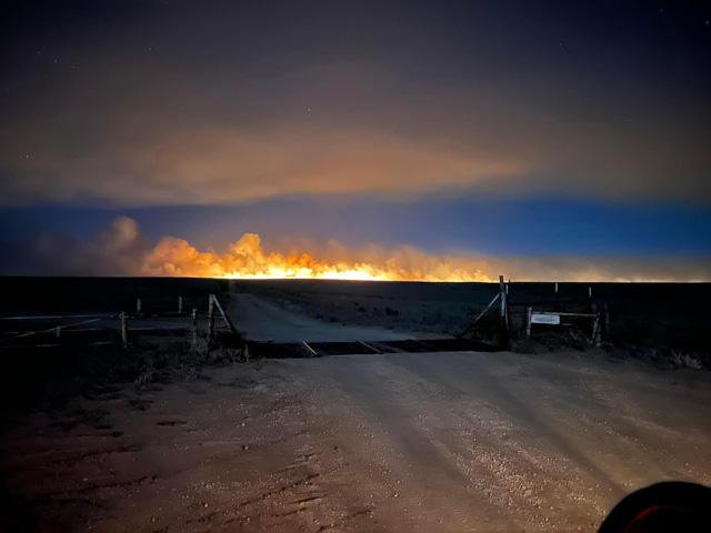 The state of Texas filed a lawsuit against a utility company claiming its poor maintenance of utility poles caused the Smokehouse Creek fire in 2024. (Photo by Tiffany Dowell Lashmet)