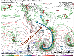 Is End of Wet Season Coming Early for Central Brazil?