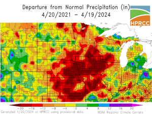 Moisture Deficits Highlight Importance of Forecast Rain in Western Corn Belt