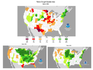 This El Nino-to-La Nina Spring is Drier Compared With Analog Years