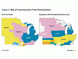 Large Swath of Corn Area Now in Late Planting Period When Insurance Coverage Falls