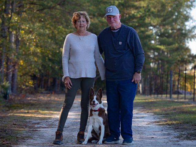 Skippy, a border collie, Catahoula hound and Australian shepherd mix, was the 2024 Farm Bureau Farm Dog of the Year. (Photo courtesy of AFBF, Bigfoot Media)