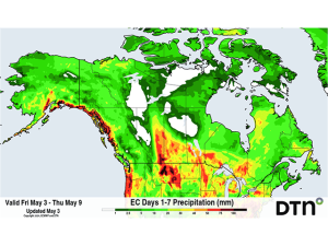 Heavy Rain Forecast for Driest Areas of Canadian Prairies