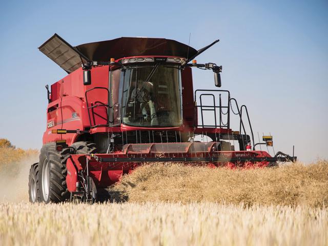 For harvest 2025, Case IH is launching its new 260 series combines with subscription-free technology installed at the factory. (Photo courtesy of Case IH)