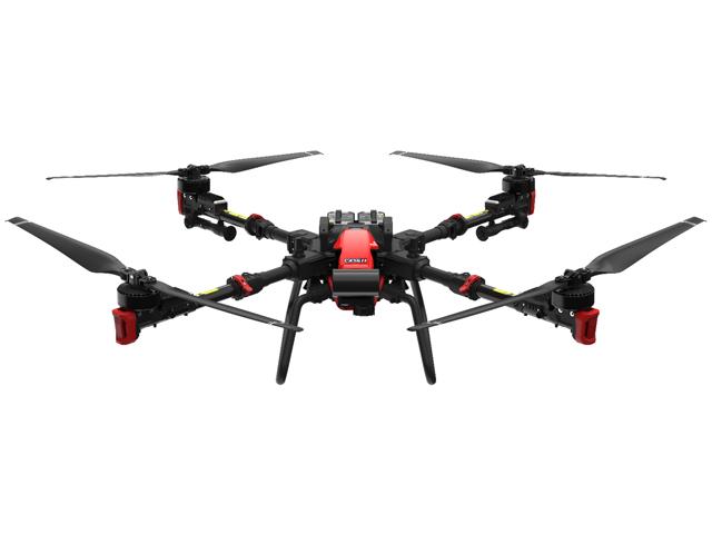 Case IH and New Holland are introducing branded spraying drone systems in Brazil this year. The drones are offered in two models, 30 liters and 70 liters (7.9 to 18.5 gallons). (Photo courtesy of Case IH)