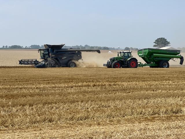 AGCO will be bringing to the market this year a retrofit kit giving tractors autonomous capabilities as well as targeted spraying products. (DTN photo by Dan Miller)