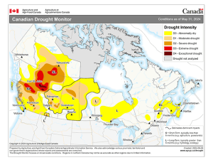 Drought Massively Reduced in Canadian Prairies, Stays Wet Next Week