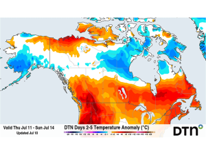 Temperatures on the Rise for Canadian Prairies
