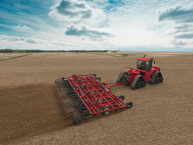 While sales of most categories of new tractors and combines fell in June compared to June 2023, year-to-date sales of large tractors remain narrowly ahead of 2023. (Photo courtesy of Case IH)