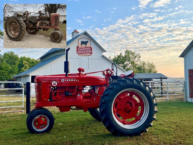 The family Farmall Super M was purchased in 1953 and used by three generations before the fourth generation restored it to its original look. (DTN/Progressive Farmer photos by Jennifer Carrico)
