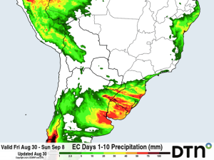 Limited Rain for Those in Need in South America