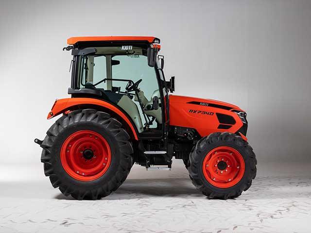 KIOTI's RX40 series utility tractor delivers greater capability, improved visibility and ease-of-use to its utility tractor line. (Photo courtesy of KIOTI Tactor)