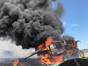 How to Prevent, Fight Combine Fires During Crop Harvest