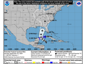 Another Hurricane, Helene, Heading for Gulf Coast