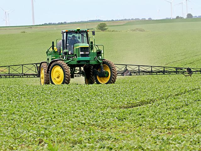 Soybean farmers will have post-emergence weed-control options in 2025, but "over-the-top" dicamba is not likely to be one of them. (DTN photo by Pamela Smith)