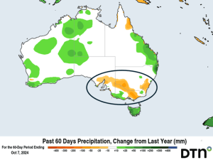 Dryness, Frost Shave Australia Wheat Prospects