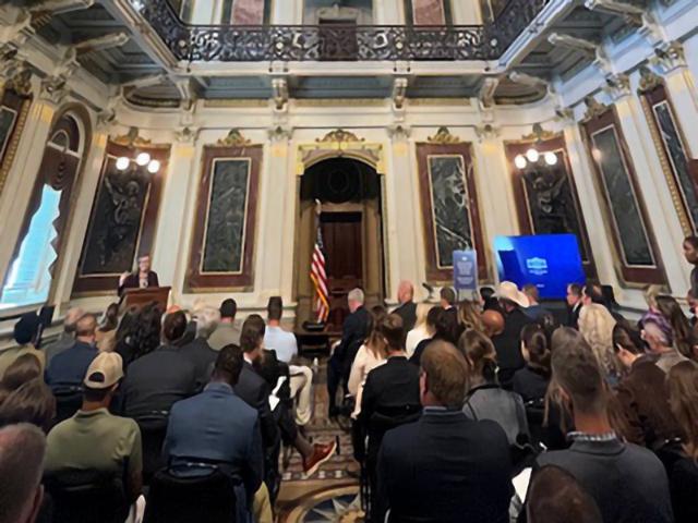 The White House on Tuesday hosted nearly 100 farmers from across the country to highlight issues supporting smaller farmers and ranchers. USDA used the event to announce new measures regarding research access to seed germplasm as well as new efforts to tighten rules in the Packers and Stockyards Act. (DTN photo by Jerry Hagstrom)