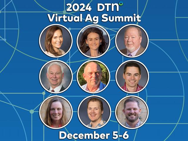 Join us for the 2024 DTN Virtual Ag Summit Dec. 5-6 from 9-11 a.m. CST. (DTN graphic by Nick Scalise)