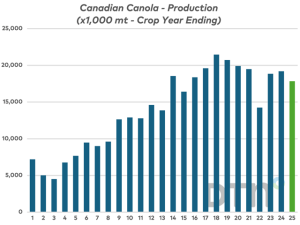 Statistics Canada Releases Latest Crop Production Estimates: Canola Down, Other Grains Mixed