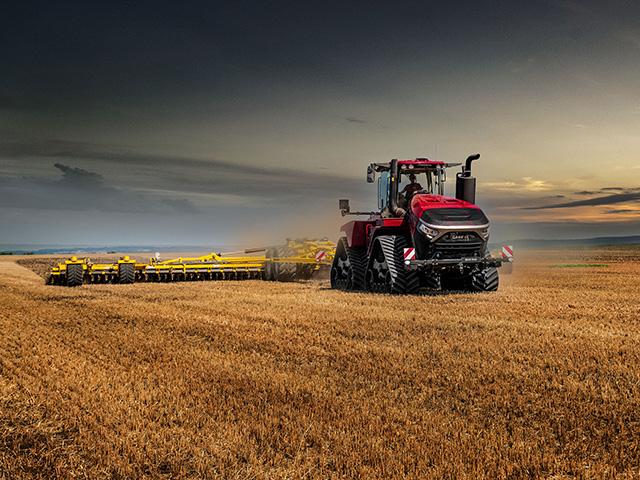 Ag tractor and combine sales, all but assuring a sale decline for all of 2024. (Photo courtesy of Case IH)