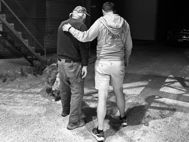 Farming as father and son can be powerful if you have open communications and honest respect, according to Ramey (left) and Quint Pottinger. (Photo by Leah Pottinger)