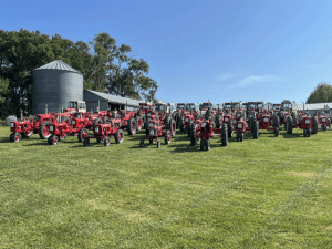 Nebraska Farm Family Displays Over 50 IH Tractor for Patriarch’s 80th Birthday