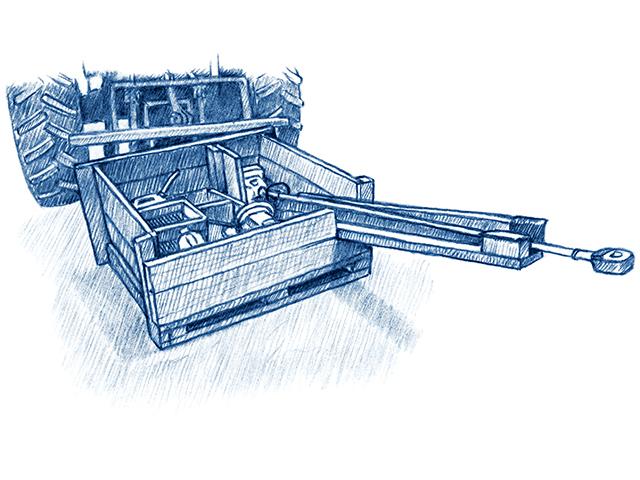 Transportable Storm-Damage Tool Box (Illustration by Ray E. Watkins Jr.)