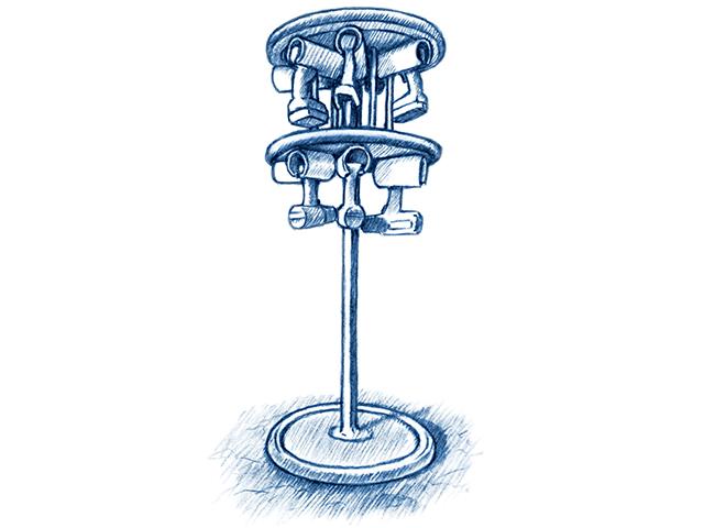 Tool Stand (Illustration by Ray E. Watkins Jr.)