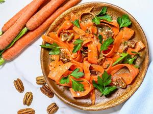 Shaved Carrot Salad With Pecans