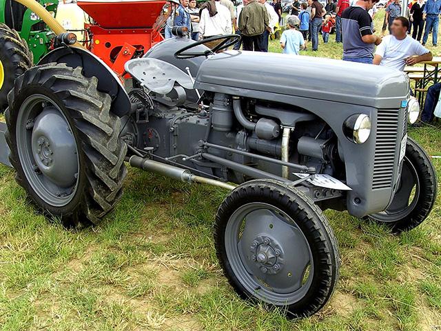 A nicely restored Ferguson tractor. Founder Harry Ferguson invented the three-point hitch, which is now a common feature on almost every tractor. (Photo by High Contrast (CC-BY-2.0-DE))