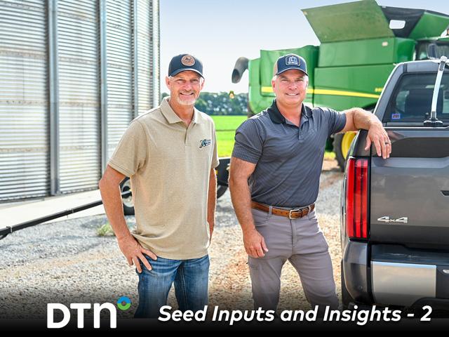 Before widespread adoption of any input or practice, Chad Henderson (left) and Stuart Sanderson (right) put them through thorough testing on their Alabama farm. (DTN/Progressive Farmer photo by Brent Warren)