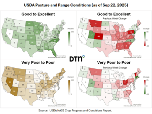 Pasture and Range Conditions Decline; Showers Offer Hope