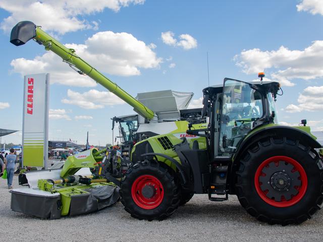 CLAAS has struggled with tariffs in the United States but doesn't plan to change how it operates in the country. (DTN/Progressive Farmer photo by Joel Reichenberger)