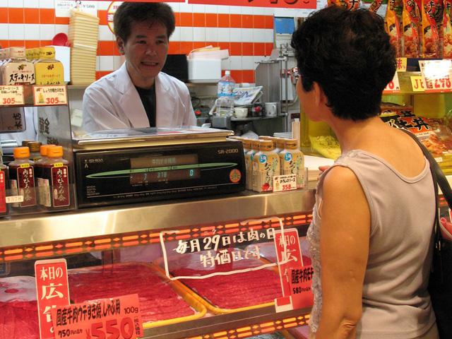 A Japanese shopper at store that sells U.S. beef and other imported goods. The trade deal signed by President Donald Trump would increase sales of U.S. agricultural products to Japan by $8 billion a year. (DTN file photo)