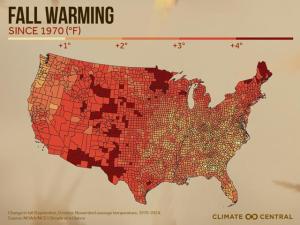 Warming Leads to Notable Delays in the Average First Freeze Date