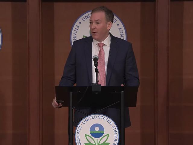Lee Zeldin, administrator of the U.S. Environmental Protection Agency, introduced a new proposal on Monday to rewrite the definition of waters of the U.S. (DTN screenshot from EPA's YouTube channel)