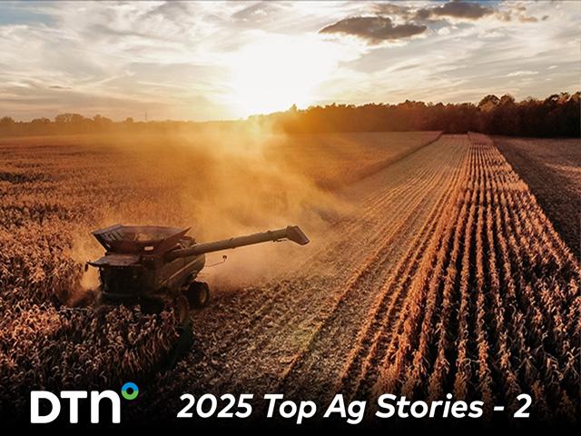 Total corn production and harvested acres are expected to reach new all-time highs at 16.752 billion bushels (bb) from 90 million acres, surpassing the 15.341 bb harvested from 86.5 million acres in 2023. (DTN file photo by EllaMae Reiff)