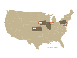 Recent Farmland Sales in Illinois, Iowa, Missouri, South Dakota