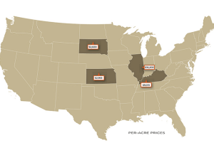 Recent Farmland Sales in Illinois, Kansas, Kentucky, South Dakota