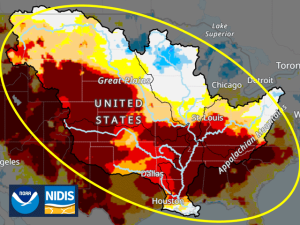 Winter’s First Half Dried Out Much of the Mississippi Basin