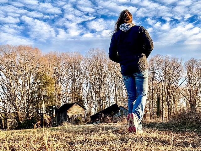 Blogger Meredith Bernard says with each hike, her endurance, and subsequently her faith, become stronger. (DTN/Progressive Farmer photo by Meredith Bernard)