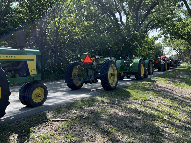 DTN Staff Reporter Russ Quinn reminds vintage iron enthusiasts that it's OK to worry less about the dollar value of their old farm machinery and spend more time getting out and enjoying it. He did just that during a recent mild February day -- and at last year's Elkhorn Days parade in Elkhorn, Nebraska, pictured here. For more, read Russ' latest Vintage Iron column here: https://www.dtnpf.com/agriculture/web/ag/columns/russ-vintage-iron/article/2026/02/27/changing-trends-vintage-iron-means.