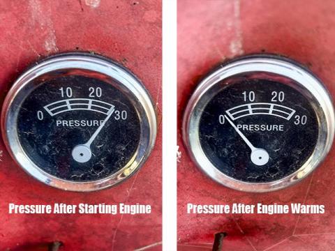 Disappearing Oil Pressure