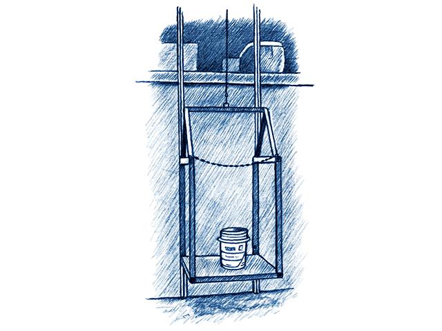 Supply Lift (Illustration by Ray E. Watkins Jr.)