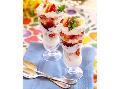 Strawberry Shortcake Trifles